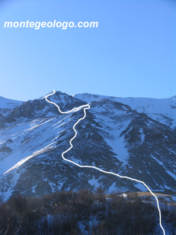 La cresta del Mozzone al Monte Corvo